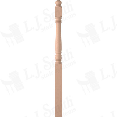 L.J. Smith 3-1/2" Long Utility Newel · LJ-4504-HM — stair parts selection with LeviArs Design & Remodeling