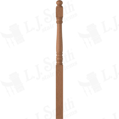 L.J. Smith 3-1/2" Long Utility Newel · LJ-4504-WO — stair parts selection with LeviArs Design & Remodeling