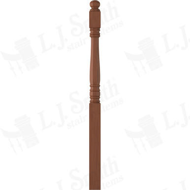 L.J. Smith 3-1/2" Long Utility Newel · LJ-45048-C — stair parts selection with LeviArs Design & Remodeling