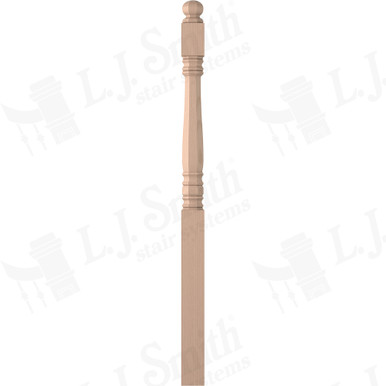 L.J. Smith 3-1/2" Long Utility Newel · LJ-45048-M — stair parts selection with LeviArs Design & Remodeling