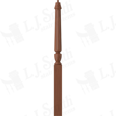 L.J. Smith 3-1/2" Long Utility Newel · LJF-3014-C — stair parts selection with LeviArs Design & Remodeling