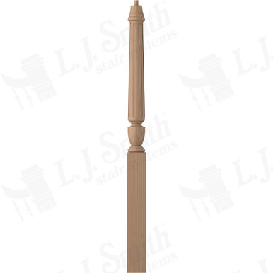 L.J. Smith 3-1/2" Long Utility Newel · LJF-3014-P — stair parts selection with LeviArs Design & Remodeling