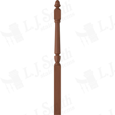 L.J. Smith 3-1/2" Long Utility Newel · LJF-3042-C — stair parts selection with LeviArs Design & Remodeling