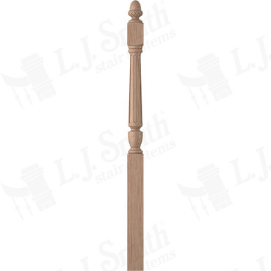 L.J. Smith 3-1/2" Long Utility Newel · LJF-3042-HK — stair parts selection with LeviArs Design & Remodeling