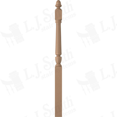 L.J. Smith 3-1/2" Long Utility Newel · LJF-3042-P — stair parts selection with LeviArs Design & Remodeling