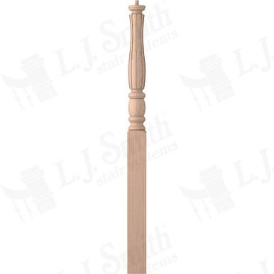 L.J. Smith 3-1/2" Long Utility Newel · LJF-3314-B — stair parts selection with LeviArs Design & Remodeling