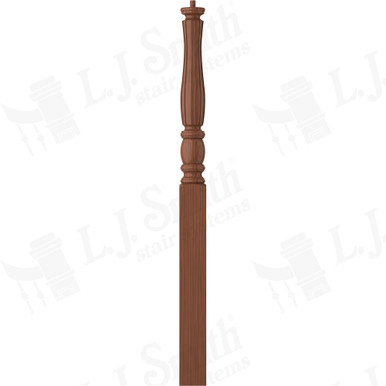L.J. Smith 3-1/2" Long Utility Newel · LJF-3314-C — stair parts selection with LeviArs Design & Remodeling