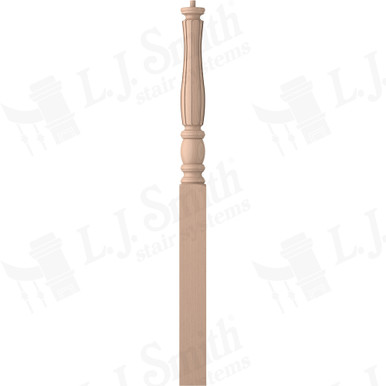 L.J. Smith 3-1/2" Long Utility Newel · LJF-3314-M — stair parts selection with LeviArs Design & Remodeling