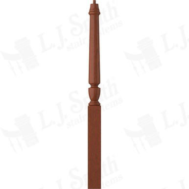 L.J. Smith 3-1/2" Long Utility Newel · LJP-3014-BRZC — stair parts selection with LeviArs Design & Remodeling