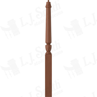 L.J. Smith 3-1/2" Long Utility Newel · LJP-3014-C — stair parts selection with LeviArs Design & Remodeling