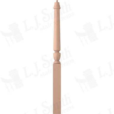L.J. Smith 3-1/2" Long Utility Newel · LJP-3014-HM — stair parts selection with LeviArs Design & Remodeling