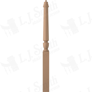 L.J. Smith 3-1/2" Long Utility Newel · LJP-3014-P — stair parts selection with LeviArs Design & Remodeling