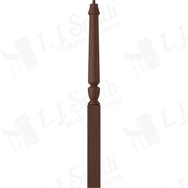 L.J. Smith 3-1/2" Long Utility Newel · LJP-3014-W — stair parts selection with LeviArs Design & Remodeling