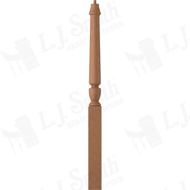 L.J. Smith 3-1/2" Long Utility Newel · LJP-3014-WO — stair parts selection with LeviArs Design & Remodeling
