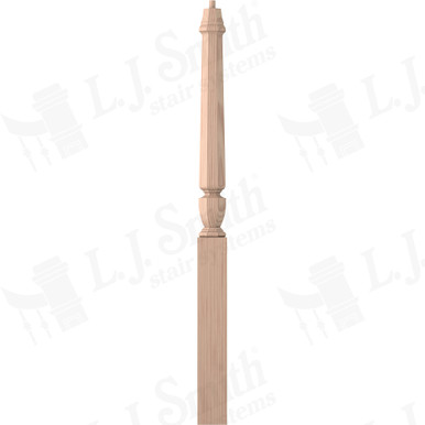L.J. Smith 3-1/2" Long Utility Newel · LJP-30148-B — stair parts selection with LeviArs Design & Remodeling