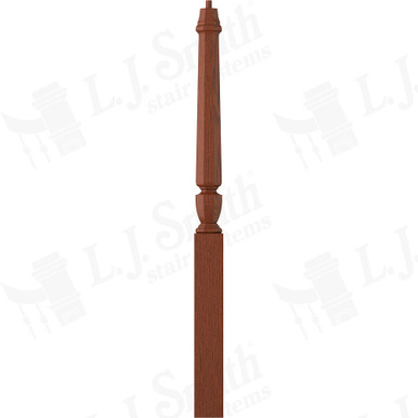 L.J. Smith 3-1/2" Long Utility Newel · LJP-30148-BRZC — stair parts selection with LeviArs Design & Remodeling