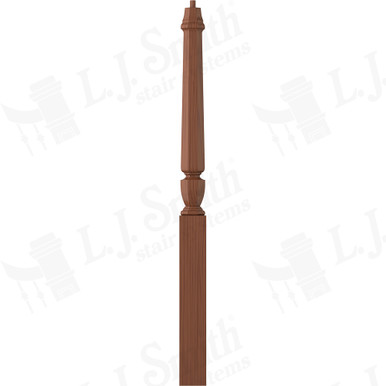 L.J. Smith 3-1/2" Long Utility Newel · LJP-30148-C — stair parts selection with LeviArs Design & Remodeling