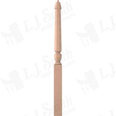 L.J. Smith 3-1/2" Long Utility Newel · LJP-30148-HM — stair parts selection with LeviArs Design & Remodeling