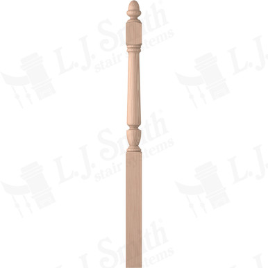 L.J. Smith 3-1/2" Long Utility Newel · LJP-3042-B — stair parts selection with LeviArs Design & Remodeling