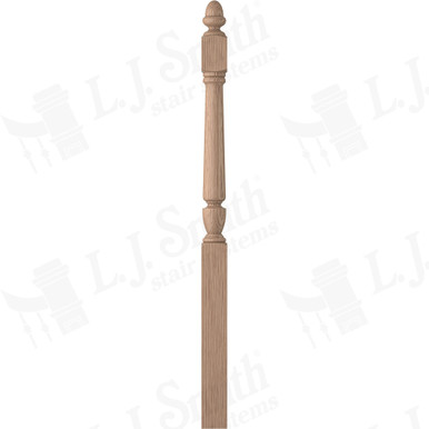 L.J. Smith 3-1/2" Long Utility Newel · LJP-3042-HK — stair parts selection with LeviArs Design & Remodeling