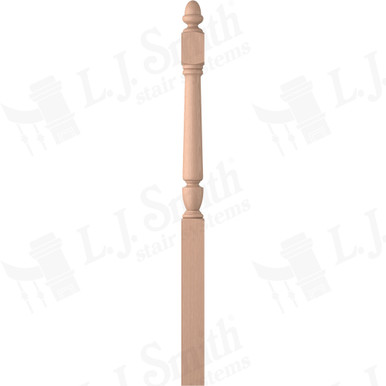 L.J. Smith 3-1/2" Long Utility Newel · LJP-3042-HM — stair parts selection with LeviArs Design & Remodeling