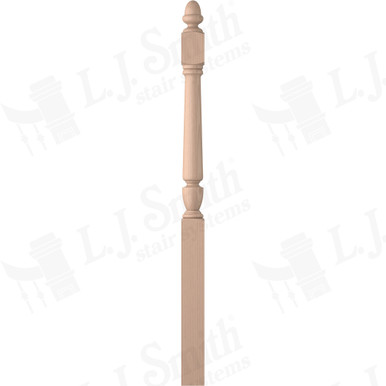 L.J. Smith 3-1/2" Long Utility Newel · LJP-3042-M — stair parts selection with LeviArs Design & Remodeling