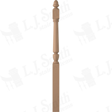 L.J. Smith 3-1/2" Long Utility Newel · LJP-3042-P — stair parts selection with LeviArs Design & Remodeling