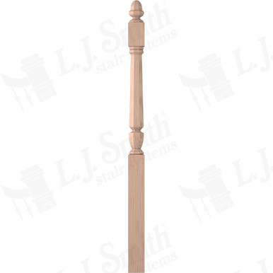 L.J. Smith 3-1/2" Long Utility Newel · LJP-30428-B — stair parts selection with LeviArs Design & Remodeling