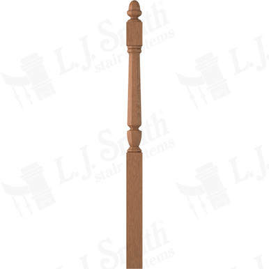 L.J. Smith 3-1/2" Long Utility Newel · LJP-30428-WO — stair parts selection with LeviArs Design & Remodeling