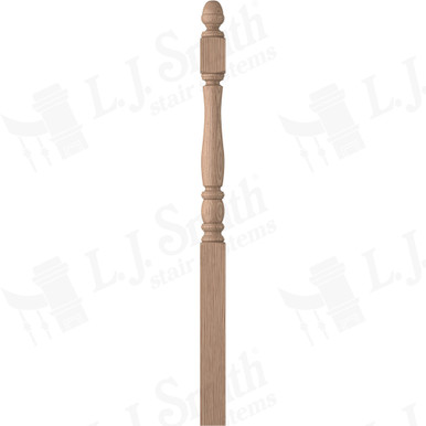 L.J. Smith 3-1/2" Long Utility Newel · LJP-3342-HK — stair parts selection with LeviArs Design & Remodeling