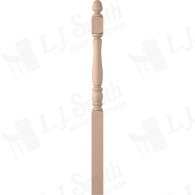 L.J. Smith 3-1/2" Long Utility Newel · LJP-3342-M — stair parts selection with LeviArs Design & Remodeling