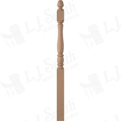 L.J. Smith 3-1/2" Long Utility Newel · LJP-3342-P — stair parts selection with LeviArs Design & Remodeling