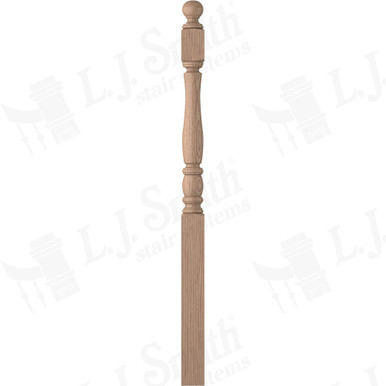 L.J. Smith 3-1/2" Long Utility Newel · LJP-3342BT-HK — stair parts selection with LeviArs Design & Remodeling