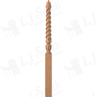 L.J. Smith 3-1/2" Long Utility Newel · LJT-3014-AL — stair parts selection with LeviArs Design & Remodeling