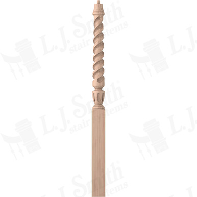 L.J. Smith 3-1/2" Long Utility Newel · LJT-3014-B — stair parts selection with LeviArs Design & Remodeling