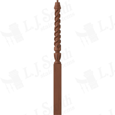 L.J. Smith 3-1/2" Long Utility Newel · LJT-3014-C — stair parts selection with LeviArs Design & Remodeling