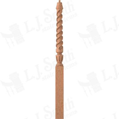 L.J. Smith 3-1/2" Long Utility Newel · LJT-3014-O — stair parts selection with LeviArs Design & Remodeling