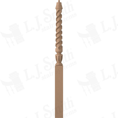 L.J. Smith 3-1/2" Long Utility Newel · LJT-3014-P — stair parts selection with LeviArs Design & Remodeling