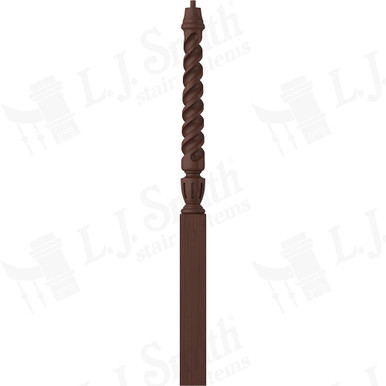 L.J. Smith 3-1/2" Long Utility Newel · LJT-3014-W — stair parts selection with LeviArs Design & Remodeling