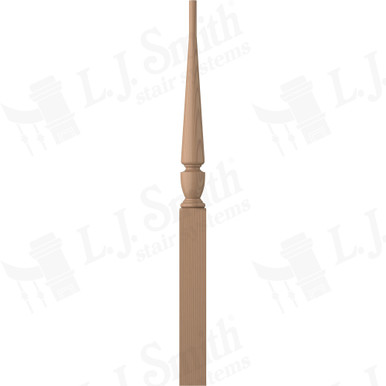 L.J. Smith 3-1/2" Pin Top Newel · LJP-3013PT-P — stair parts selection with LeviArs Design & Remodeling