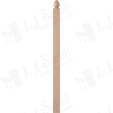 L.J. Smith 3-1/2" Second Floor Landing Newel · LJ-4005-B — stair parts selection with LeviArs Design & Remodeling