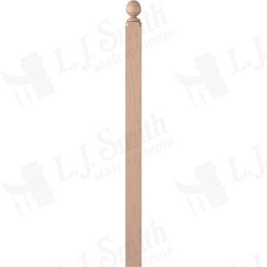 L.J. Smith 3-1/2" Second Floor Landing Newel · LJ-4005-COL-B — stair parts selection with LeviArs Design & Remodeling