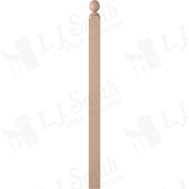L.J. Smith 3-1/2" Second Floor Landing Newel · LJ-4005-COL-M — stair parts selection with LeviArs Design & Remodeling