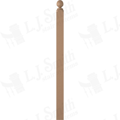 L.J. Smith 3-1/2" Second Floor Landing Newel · LJ-4005-COL-P — stair parts selection with LeviArs Design & Remodeling