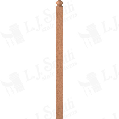 L.J. Smith 3-1/2" Second Floor Landing Newel · LJ-4005RT-O — stair parts selection with LeviArs Design & Remodeling