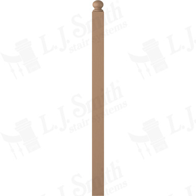 L.J. Smith 3-1/2" Second Floor Landing Newel · LJ-4005RT-P — stair parts selection with LeviArs Design & Remodeling