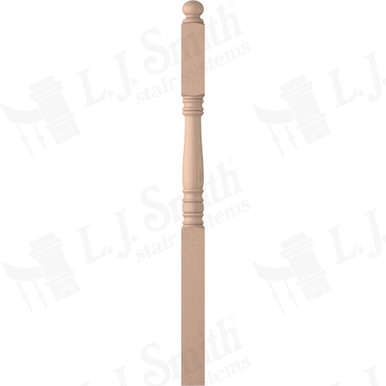 L.J. Smith 3-1/2" Second Floor Landing Newel · LJ-4503-M — stair parts selection with LeviArs Design & Remodeling