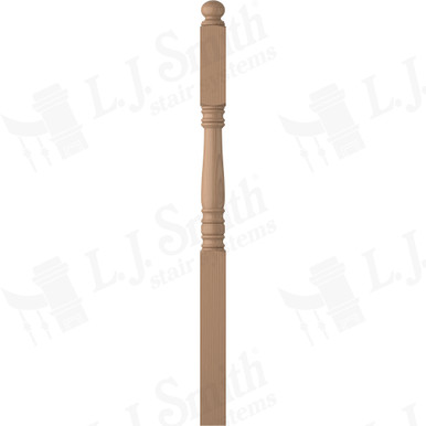 L.J. Smith 3-1/2" Second Floor Landing Newel · LJ-4503-P — stair parts selection with LeviArs Design & Remodeling