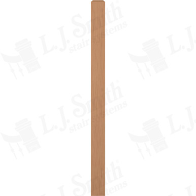 L.J. Smith 3-1/2" Short Utility Newel · LJ-4000-AL — stair parts selection with LeviArs Design & Remodeling