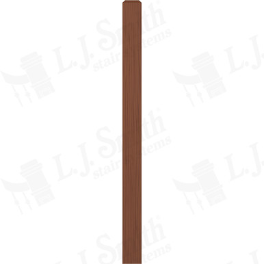 L.J. Smith 3-1/2" Short Utility Newel · LJ-4000-C — stair parts selection with LeviArs Design & Remodeling